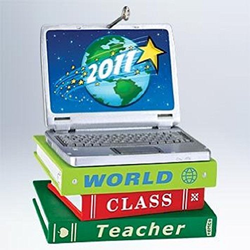 1 X 2011 World Class Teacher Hallmark Ornament - QXG4319