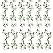 Six 5.5' Wisteria Garland White