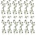 Six 5.5' Wisteria Garland White