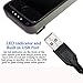 COOLEAD 4200mAh Backup Battery Charger Case for iPhone 5 5s 5c Power Bank Cover Compatible with (Black) - Side Extra USB Port Can Help to Charge Other USB Devicdes