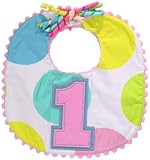 Mud Pie Baby-Girls Newborn First Birthday Girl Bib