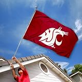 Washington State Cougars WSU University Large College Flag