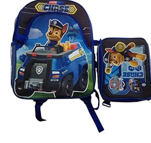 paw patrol backpack with lunch bag