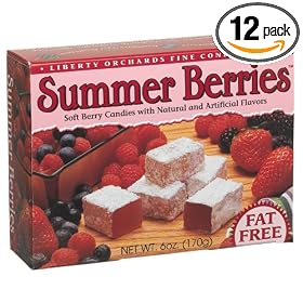 Liberty Orchards Summer Berries, 6-Ounce Boxes (Pack of 12)