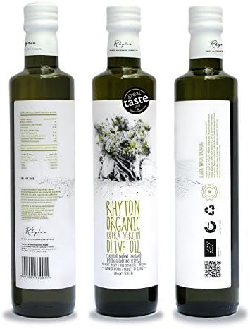 Rhyton Award Winning Organic Extra Virgin Olive Oil 15.9 Oz