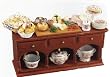 Reutter Porcelain Dollhouse Miniature Cheese Buffet Setting