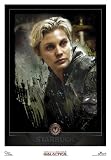 Battlestar Galactica (BSG) Starbuck in Black Lithograph