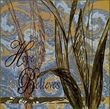 Hope Believes MUSEUM WRAP CANVAS Print With Added Heavy BRUSHSTROKES Shari White 12x12