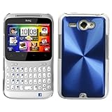 Cosmos Back Cover for HTC Status, Machined Blue