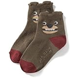 オールドネイビー OLD NAVY/ ノンスキッドクルーソックス ブラウン ベアー 小物くつ下・タイツ 12～24ヶ月【並行輸入】