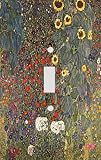 Gustav Klimt Sunflowers Decorative Switchplate Cover