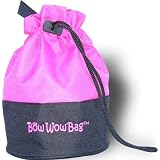 Bow Wow Bag, A Walking Dog's Tote, Pink, Small (for Dogs under 25 lbs)