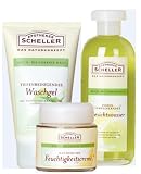 Apotheker Scheller Naturkosmetik Spezial Set, Mischhaut: Waschgel Zitronenmelisse, Gesichtswasser Grapefruit und Feuchtigkeitscreme Ananas (EXCLUSIV BEI AMAZON.DE)