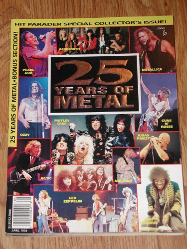 25 Years of Metal Hit Parader Magazine Back Issue - April 1994 Zeppelin Motley Crue Pearl Jam Aerosmith Metallica Kiss Cover