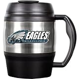 NFL Philadelphia Eagles 52-Ounce Stainless Steel Macho Travel Mug with Bottle Opener