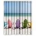 Special Design Beach Chairs Waterproof Bathroom Fabric Shower Curtain,Bathroom decor 60