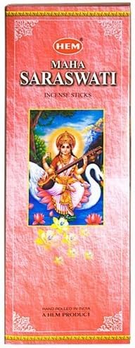 Maha Saraswati - 20 Stick Hex Tube - HEM Incense