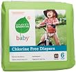 Seventh Generation Chlorine Free Baby Diapers, Stage 6 (Over 35 Lbs), Case of 88 Diapers [Amazon