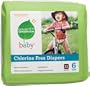 Seventh Generation Chlorine Free Baby Diapers, Stage 6 (Over 35 Lbs), 22 Count (Pack of 4)