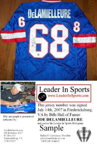 Joe DeLamielleure Autographed Jersey - Buffalo Bills