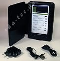 ASSISTANT AE-702 Mediareader // eBook-Reader in SCHWARZ // 7 Zoll (17,7cm) TFT // 4GB // SD-Slot // G-Sensor // 2800mAh // VIDEOS / BILDER / MUSIK / EBOOKS // Zubehör (Tasche, Ohrhörer, USB-Kabel, Netzteil)
