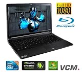 Produkt-Bild: VCM 39,6 cm (15,6 Zoll) Gaming-Notebook "Orestes FHD" | Intel Core i3-2370M (2x 2,4 GHz) | Speicher w&auml;hlbar (500, 2048, kein Betriebssystem, DVD-Brenner)