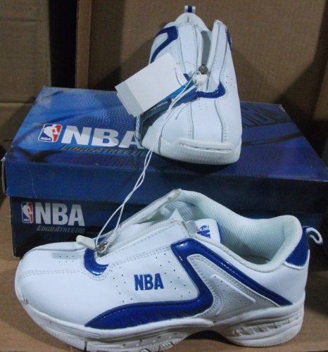 Nba Reebok Youth Leather Sneakers Size 3 1/2