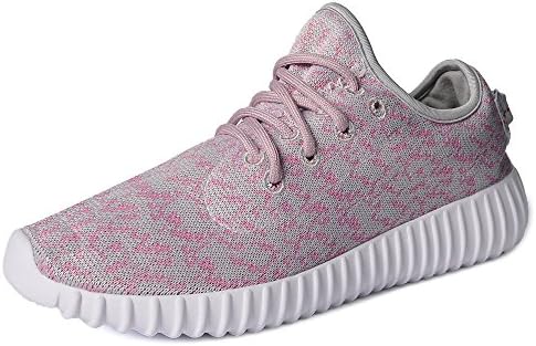 GraceLady Lightweight Unisex Sneakers Running Breathable Athletic Sports Shoes,Pink,6-6.5 B(M)US