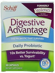 Digestive Advantage Daily Probiotic Capsules, Dietary Supplement, 30 Count