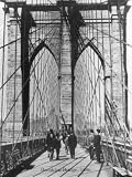 Brooklyn Bridge 1886 - H. Armstrong Roberts FRAMED Art Print - Poster