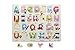 You&Xi Classic Wooden Alphabet Puzzle Bundle Board