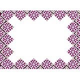 Wall Pops WPE96839 Dry Erase Peel & Stick Dry-Erase Board, Very Berry