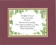 [Inspirational Biblical Verses] John 3:16. . . 8 x 10 Inches Sayings set in Double Beveled Matting