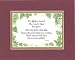 [Inspirational Biblical Verses] John 3:16. . . 8 x 10 Inches Sayings set in Double Beveled Matting