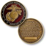 Marine Corps Jarhead Engravable Challenge Coin