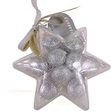 Set of 6 Star bath Fizzies gold/silver party wedding favors