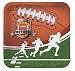 Creative Converting Team Sports Square Paper Plates, Football, 9-1/4 Inch, 8 Count (Pack of 3)