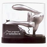 Metrokane Rabbit Corkscrew with Foilcutter, Silver