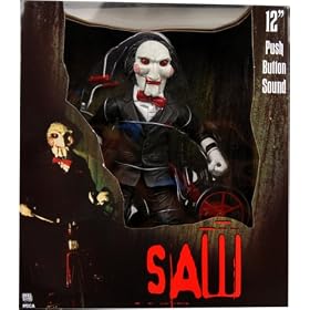 Saw Puppet with Tricycle 12" Action figure with Sound [Toy]