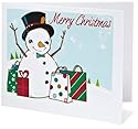 Amazon Gift Card - Print - Merry Christmas (Shopping Snowman)