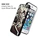 iPhone 5S Case, Customized Black Soft Rubber TPU iPhone/Apple 5S Case Ballet Sexy girl and skull