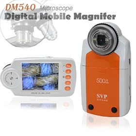SVP DM540 2.7 LCD Digital Mobile Microscope Maginifier with Build-in Camera by SVP