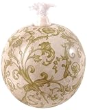 Esschert Design USA Ceramic Oil Lamp - Green / White - B000SAB3TO