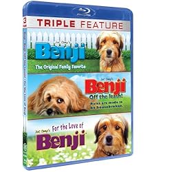 Benji Triple Feature BLU-RAY (Benji, Office the Leash and For the Love of..)