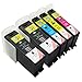 Toner Kingdom® Compatible Ink Cartridge Replacement for Lexmark 100XL High Yield Ink Cartridge Replacement for use with Lexmark Printers: Genesis S815, Genesis S816, Impact S300, Impact S301, Impact S305, Institution S505, Interact S605, Interpret S405, Pinnacle Pro901, Platinum Pro905, Prestige Pro805, Prevail Pro70, Prospect Pro205 Replacement for ink jet printer. 14N0820 / 14N1068(2 Black,1 Cyan,1 Yellow,1 Magenta)