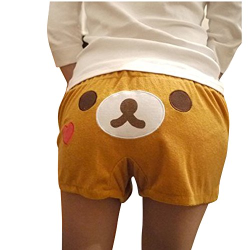 VOBAGA ® Women's San-x Rilakkuma Lounge Pant Sleep Shorts Sleepwear One Size