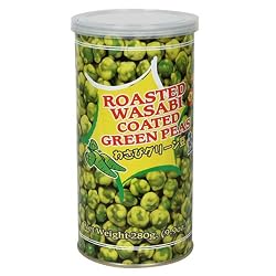 Tasty Joy Roasted Wasabi Coated Green Peas, 9.9-Ounce Can (Pack of 6)