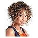 B-G Fashion Human Hair Wigs Short Curly Wigs for Black Women with Wig Cap WIG057