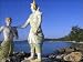 Photo Jigsaw 16x12 (40x30cm) Statue of prince and mermaid from epic Phra Aphaimani by Robert Harding