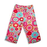 Mulberribush - Girls Knit Pant, Pink, Aqua